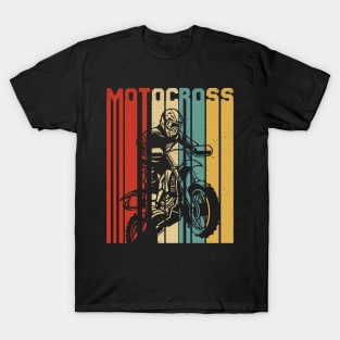 Motorcross Retro Funny Motorcross Lover T-Shirt